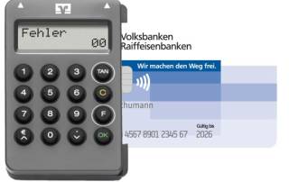 Was tun wenn der TAN-Generator den Fehler 00 bei einer neuen Bankkarte ausgibt?